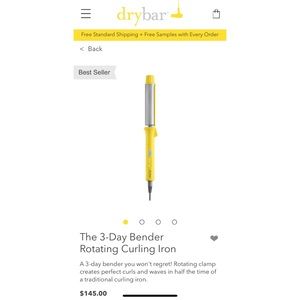 Drybar 3-Day Bender 1” Digital Curling Iron